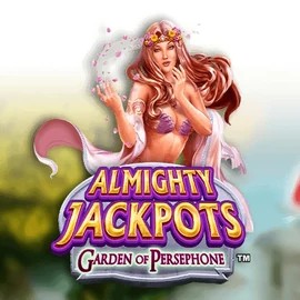 Almighty Jackpots: Garden of Persephone online game logo by Novomatic on winitacasino.it
