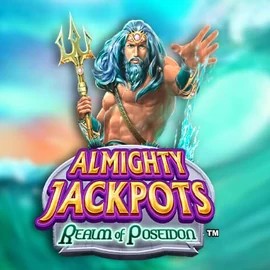 Almighty Jackpots – Realm of Poseidon logo by Novomatic Winnita casino