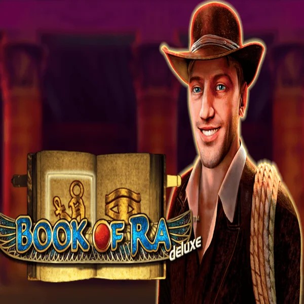 Book of Ra Deluxe logo by Novomatic at Winnita casino